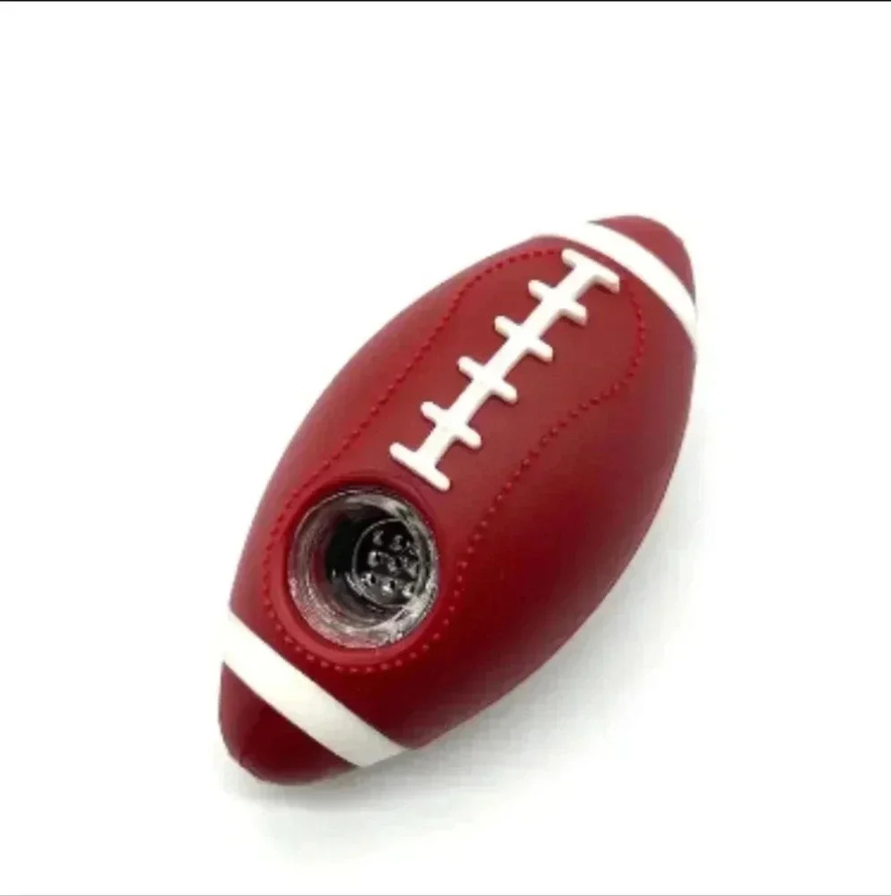 Silicone handmade football piece..NWT